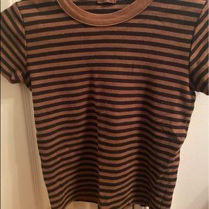 brandy melville stripped shirt .